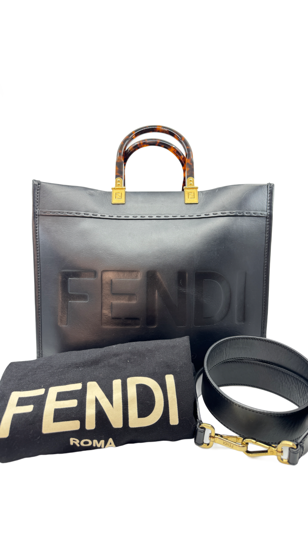 Fendi Sunshine Shopper Tote Medium