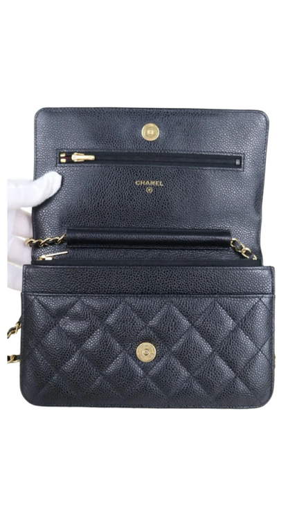 Chanel WOC Caviar Leather Black